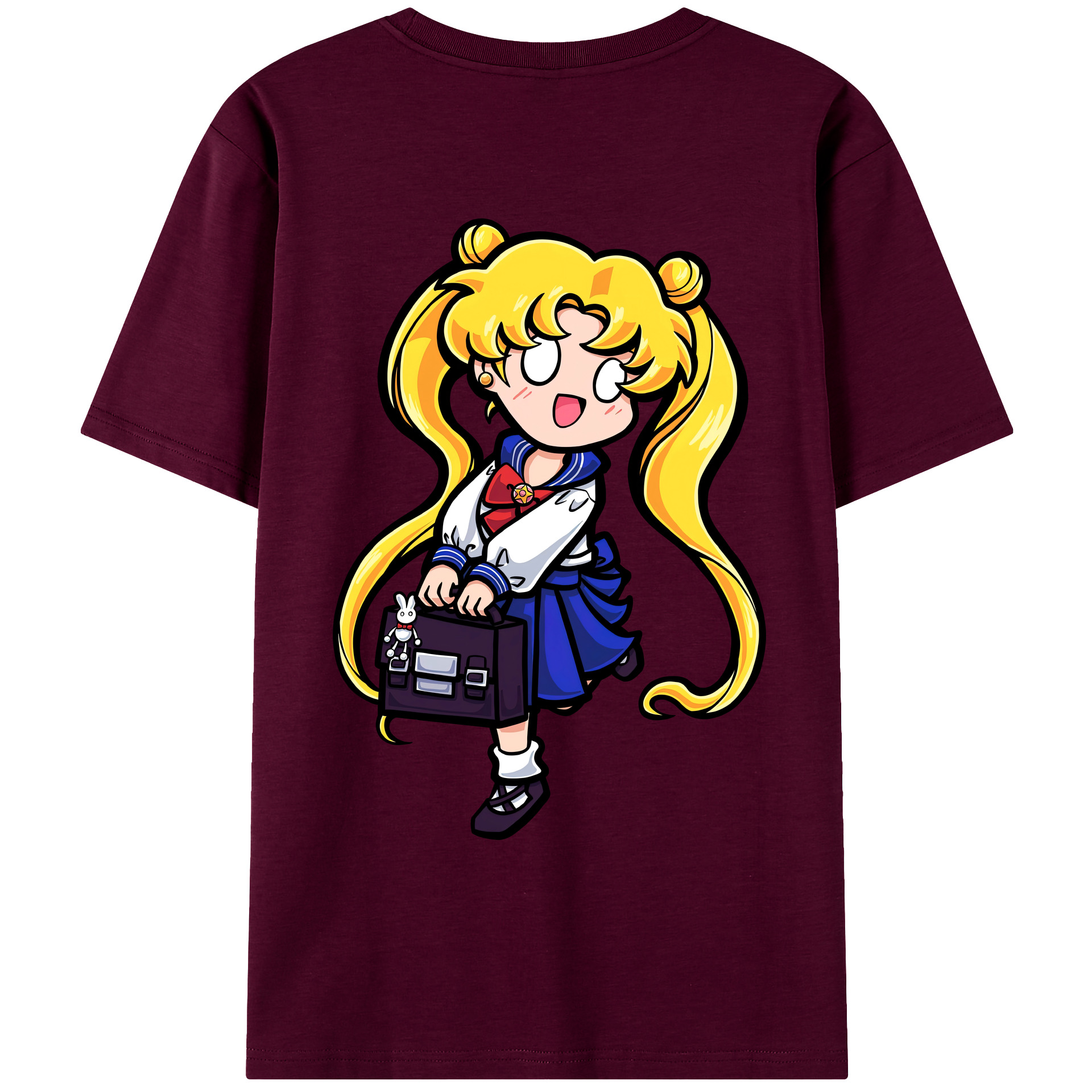 （画像用） 美少女戦士セーラームーン 愛野 美奈子 あいの みなこ Sailor Moon Aino Minako レディース半袖Tシャツ(バックプリント)